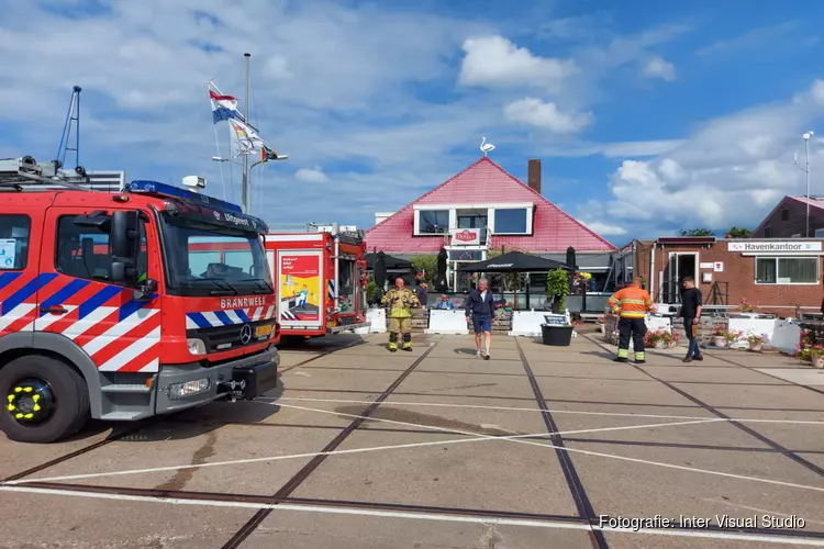 Brand bij restaurant in Uitgeest