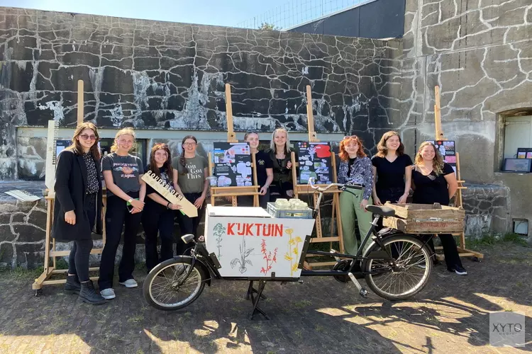 Studenten Clusius College creëren kruidentuin bij Fort K&#39;IJK