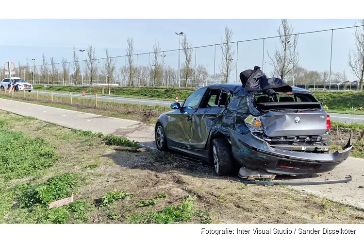 Ernstig ongeluk op N203 bij Uitgeest