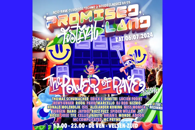 The Promised Land viert The Power Of Rave met sprankelende line-up