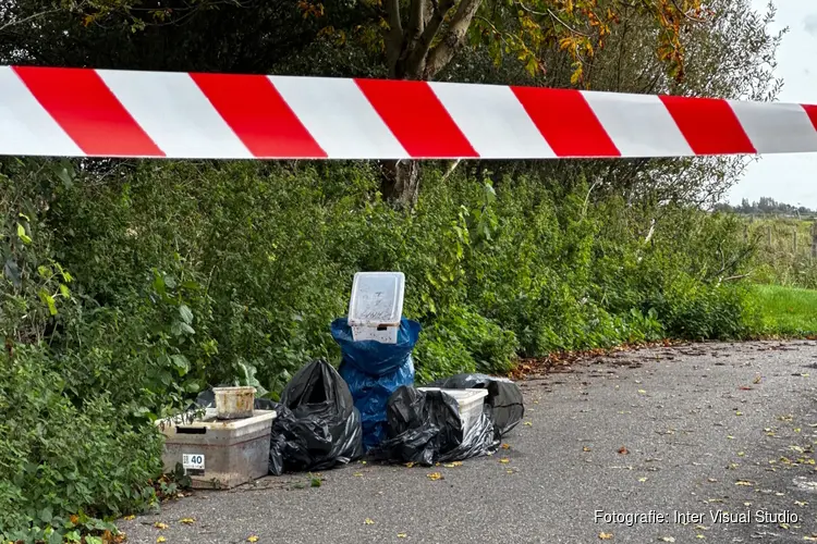 Mogelijk drugsfafval aangetroffen in recreatiegebied Uitgeest