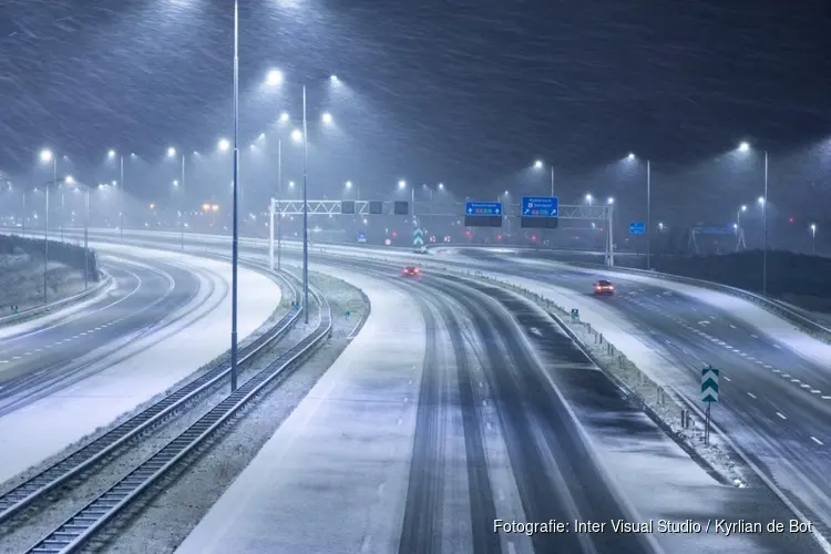 Code geel in het land, strooiwagens massaal de weg op